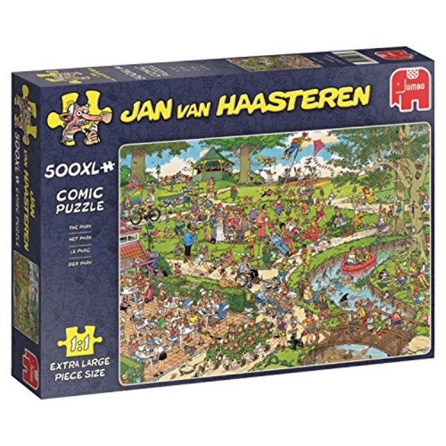jan van haasteren the park jigsaw puzzle (500 xxl pieces)