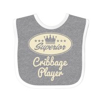 Inktastic Cribbage Player Vintage Superior Boys or Girls Baby Bib