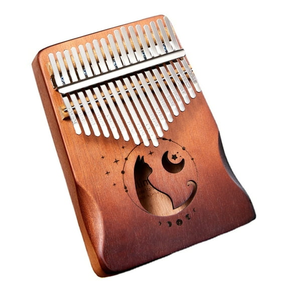 Kalimba Wood Thumb Piano Portable 17 Keys Kalimba for Kids, Adults & Beginners Finger Piano with Tuning Hammer