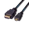 thumbnail image 2 of Cable Micro HDMI SatelliteSale Digital 1.4 4K PVC Negro 6 pies, 2 of 5