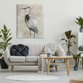 thumbnail image 2 of Stupell Industries Crane Bird Portrait Looking Left Neutral Watercolor Animals & Insects Painting Gallery Wrapped Canvas Print Wall Art, 36 x 48, 2 of 6