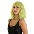 thumbnail image 3 of Blonde and Green Wavy Wig, 3 of 5