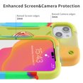 thumbnail image 4 of Dteck for iPhone 14 Plus Case with Double Ring Stand, Heavy Duty Silicone +PC Military Grade Shockproof Back Cover for iPhone 14 Plus,Yellow Green, 4 of 6