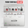 thumbnail image 2 of Preamplificador de phono Jancane para tocadiscos, entrada RCA, adaptador de 12 V, 2 of 7