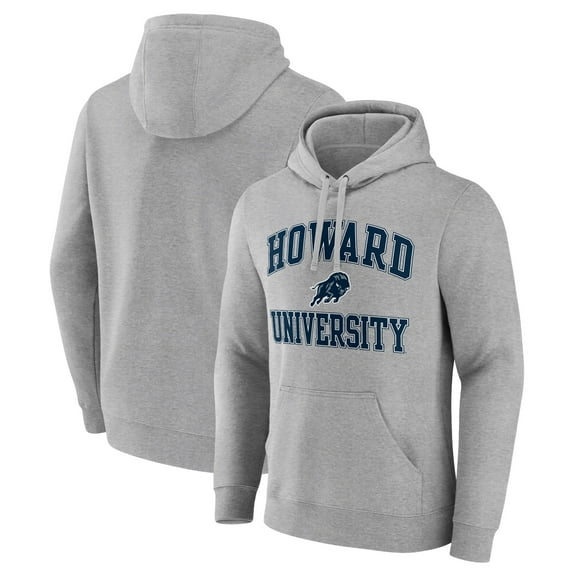 Men's Gray Howard Bison Campus Pullover Hoodie