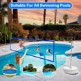 thumbnail image 4 of LED Pool Volleyball Net Set with Solar Powered Lights|15ft-32ft Adjustable Volleyball Net for Inground Pool, Kids Adults Water Volleyball Net Game To, 4 of 7