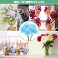 thumbnail image 6 of 6/12-Pack Artificial Chrysanthemum Ball Flowers, 11 Inch Faux Chrysanthemum Silk Bouquets Real Touch Faux Flowers for Home/Wedding/Christmas/Party[Silver], 6 of 6