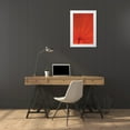 thumbnail image 4 of Vitaly Geyman 13x18 White Modern Wood Framed Wall Art Titled - Leaf Romance I, 4 of 5