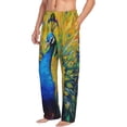 thumbnail image 6 of Honiee Peacocks for men - a sleek fusion of Straight Pajama Pants, versatile Lounge Pants, and cozy Sleepwear, all rolled into one-Small, 6 of 6