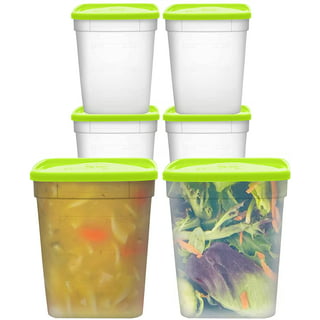Arrow Home Products 00044 1-Quart Freezer Containers 3-Pack
