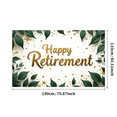 thumbnail image 3 of Happy Retirement Party Banner Backdrop Celebration Background Decorations Photography Props Balloons Cheers Event Supplies Retirement Party, 3 of 4
