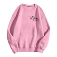 thumbnail image 4 of Valentine's Day Women's Sweatshirts Cute Candy Couple Love Heart Round Neck Long Sleeve Shirts Holiday Casual Trendy Loose Fit Tops, 4 of 4