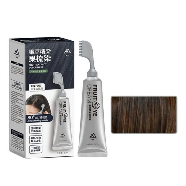 Black Fruit Dyeing Cream, Xusheng Black Fruit Dyeing Cream with Comb ...
