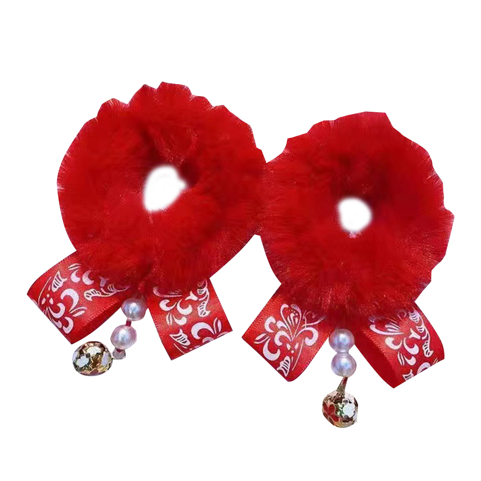 Red Feathers Scrunchie – Femperial Official