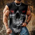 thumbnail image 4 of Yopmin Horror Tank Tops for Men Skull Crewneck Gothic Summer Vests Casual Sleeveless Shirts for Sports Workout, 4 of 6