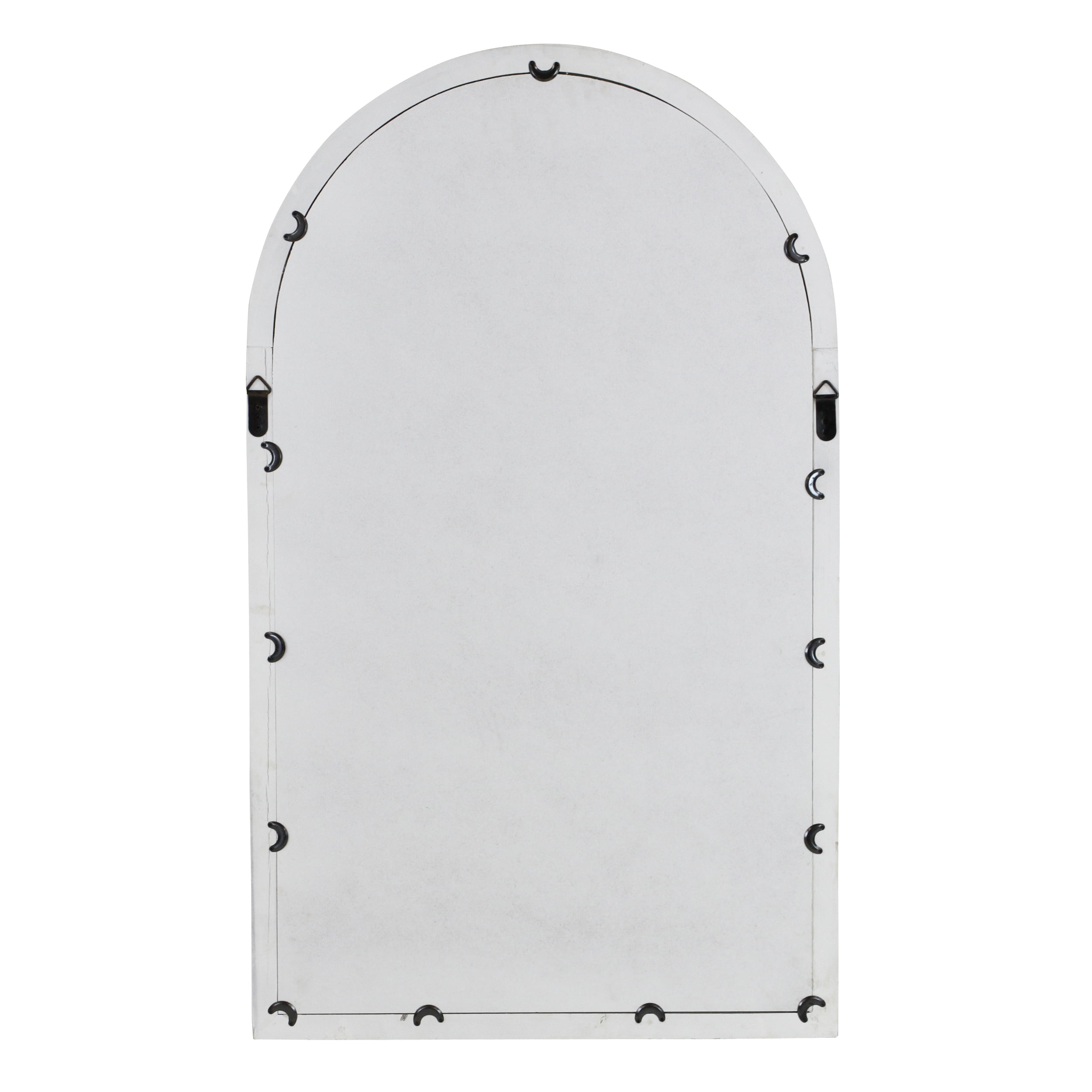 Arched Window Wall Mirror White 42" x 25" by Aspire