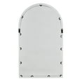thumbnail image 2 of Arched Window Wall Mirror Cottage Chic White 42" x 25" by Aspire, 2 of 7