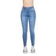 thumbnail image 1 of Pantalón Jeans Tiro Alto Mezclilla Fit Perfecto Devendi Denim Co. Mezclilla Premium, Stretch, Hecho en México, 1 of 3