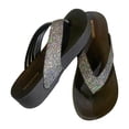 thumbnail image 3 of jiaxiM Cushioned Flip Flops Womens Thong Sandals Fashion Slippers Women Non- Thick Sole Orthofeet Shoes for Women for Causal Walking Work Vacation, 3 of 9