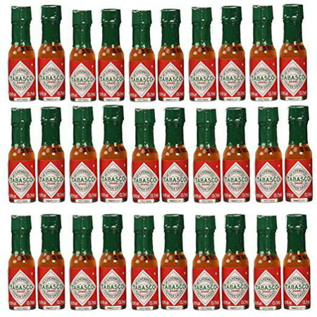 Tabasco brand Pepper Sauce 30-pack Miniatures 1/8oz (Best Oyster Sauce Brand)
