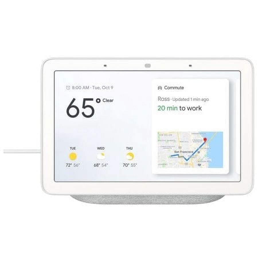 Google Nest Hub Max　chalk Google Nest Hub Max Smart Display Device - Chalk - Walmart.com