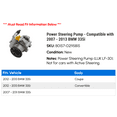 thumbnail image 2 of Power Steering Pump - Compatible with 2007 - 2013 BMW 335i 2008 2009 2010 2011 2012, 2 of 2