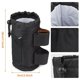 thumbnail image 4 of Portavasos, paquete de 2 portavasos con bolsillo de malla y cierre de cordón, accesorios para portavasos para ATV, cochecito, silla de ruedas, scooter, barco y carrito de golf, 4 of 5