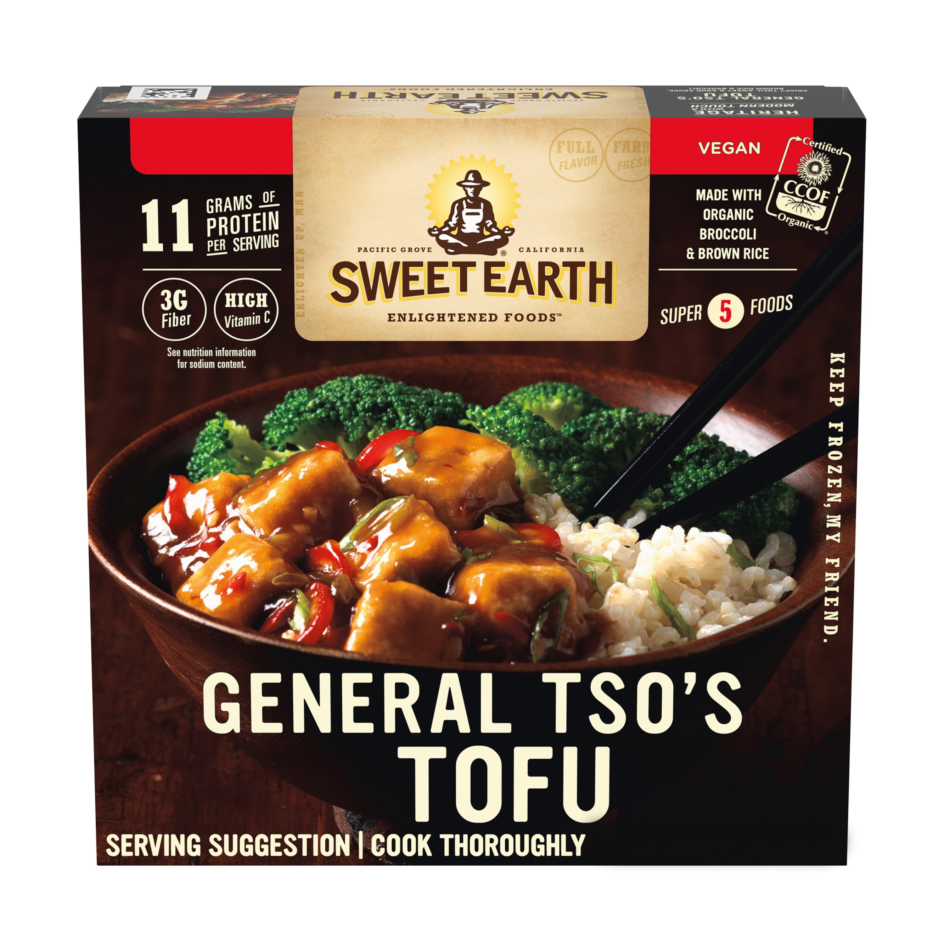 Sweet Earth General Tso's Tofu Frozen Bowl 9 oz.
