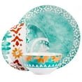 thumbnail image 2 of Spice By Tia Mowry Savory Saffron 18 Piece Fine Ceramic Dinnerware Set in Golden Green, 2 of 7