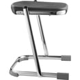 thumbnail image 5 of NPS 6600 Series 18" Ergonomic Modern Metal Elephant Z-Stool in Black/Chrome, 5 of 5