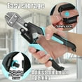 SHALL 3Piece Bolt Cutters, 14" Heavy Duty Bolt Cutter, 8" Mini Bolt