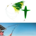 thumbnail image 6 of Feather Trolling Skirt Tuna Lure for Big Game Fishing Rigged with Steel Hook, 6 of 9