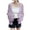 Purple, variant on Summer Sun Protective Coat Open Stitch Cardigan Loose Solid Color Knitted Long Sleeves Office AC Warm Shawl Outdoor Anti-UV Jacket