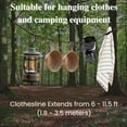 thumbnail image 5 of Journey Breeze Travel Clothesline for Indoor or Outdoor Use, 5 of 10