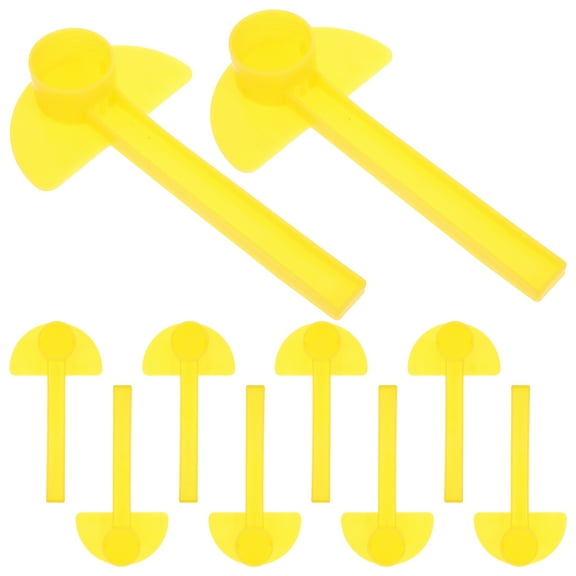 LOLIPPYY 10Pcs Bee Waterer Plastic Cups Durable Beekeeping Feeder for Garden Hive Entrance