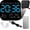 Blue, variant on Multifunctional Digital Alarm Clock for Home & Office, Large LED Display Clock with Remote Control, Adjustable Brightness, Date Day Temperature Display
