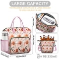 thumbnail image 5 of Pastel Halloween Pumpkins Ghosts and Bats Womens Lunch Box for Work,Insulated Large Lunch Bag for Tween and Teen,Loncheras Para Mujer,Leakproof Adult Lunch Bag for Work,Beach,Travel,Picnic,Camping, 5 of 7