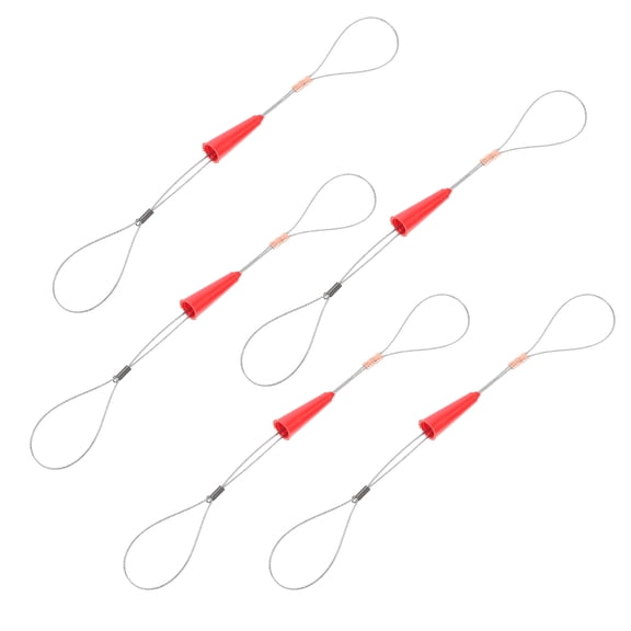KONTONTY 5Pcs Plated Silver Cable Wire Tool Durable Fastening Tool for Cable Installation