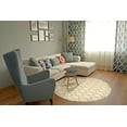 thumbnail image 4 of Garland Rug Sparta Tan Round Indoor Area Rug, 5' x 5', 4 of 7