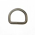 thumbnail image 1 of 1" Black Welded D-Ring 10 Pk Gunmetal 4.0mm Thickness, 1 of 4