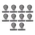 thumbnail image 2 of Gupbes Round Magnet Clip,Magnet Fixing Tool,10Pcs Magnetic Clips Stainless Steel Nickel Plated Round Fixing Force Magnet Fastening Set, 2 of 8