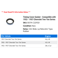 thumbnail image 2 of Timing Cover Gasket - Compatible with 1953 - 1957 Chevy Two-Ten Series 1954 1955 1956, 2 of 2