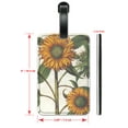 thumbnail image 2 of Sunflowers - Luggage ID Tags / Suitcase Identification Cards - Set of 2, 2 of 5
