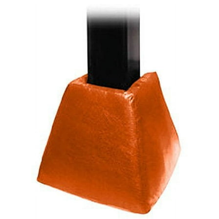 First Team FT77 Foam-Vinyl Basketball Pole Gusset Pad for 6 in. Crank Adjust Base Only; Sienna Orange