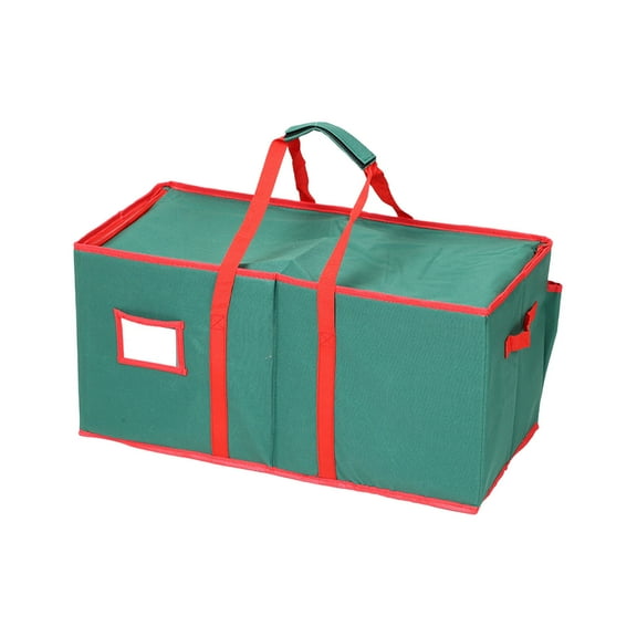 Eoozwa Christmas Ornament Storage Box , Holiday Storage Containers , Decoration Organizer keep 128 Christmas Ball Ornaments & Xmas Accessories ,24.02x11.81x11.81in