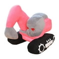 thumbnail image 3 of Excavadora de Peluche Strade Fareast Limited Juguete de Construcción Interactivo Rosa, 3 of 8