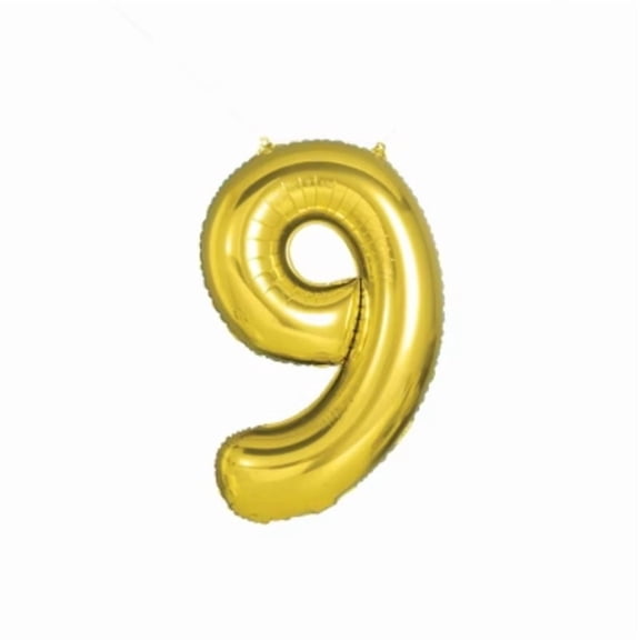 34" Number Gold Foil Balloon