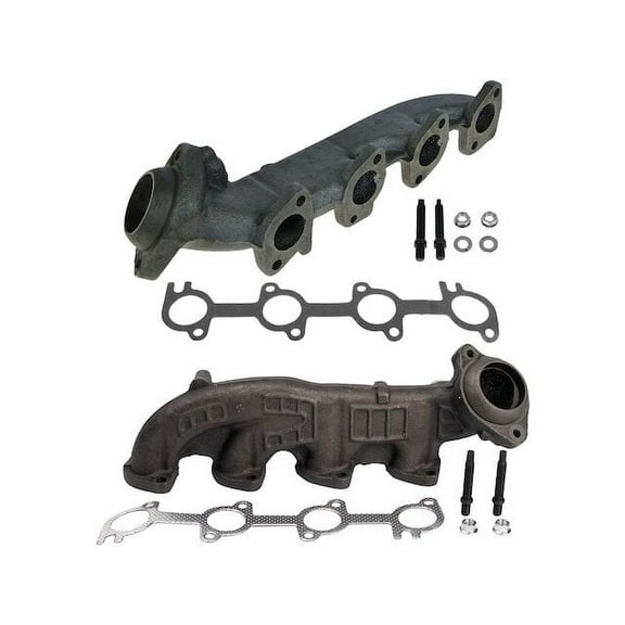 Exhaust Manifold Set 8 Piece Set - Compatible with 1999 - 2003 Ford F-150 5.4L V8 2000 2001 2002