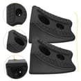 thumbnail image 4 of OULII 2 Pcs Trailer Wheel Chocks Black ABS Prevents Vehicle Slip for Braking, 4 of 8