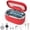 Red, variant on Ultrasonic Jewelry Cleaner 35W 45KHz – for Retainers, Eyeglasses & Dentures, 20oz 304SS Tank, 5 Timer Modes (Blue)